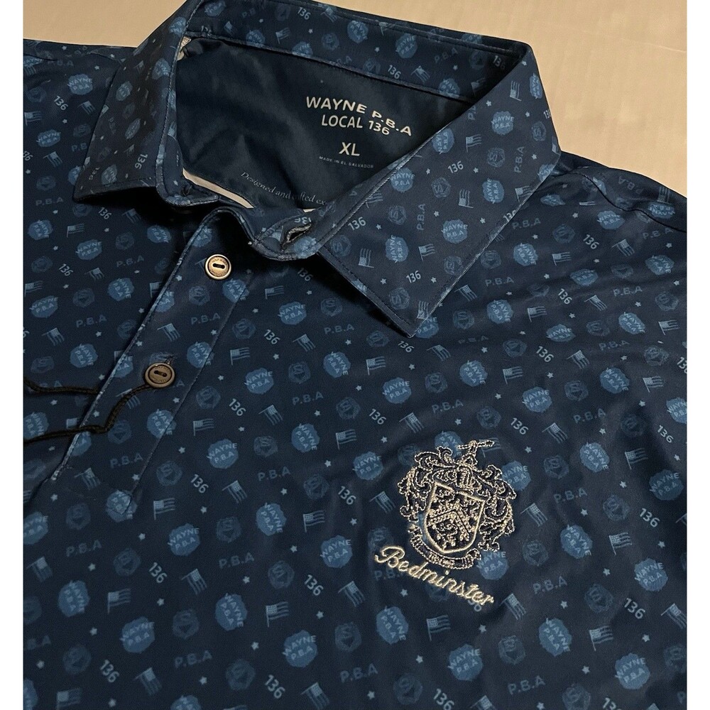 NWT Bedminster Trump National Golf PBA 136 Wayne NJ Polo Shirt XL Police Union